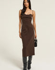 Toit Volant - Juliette Dress Brown -