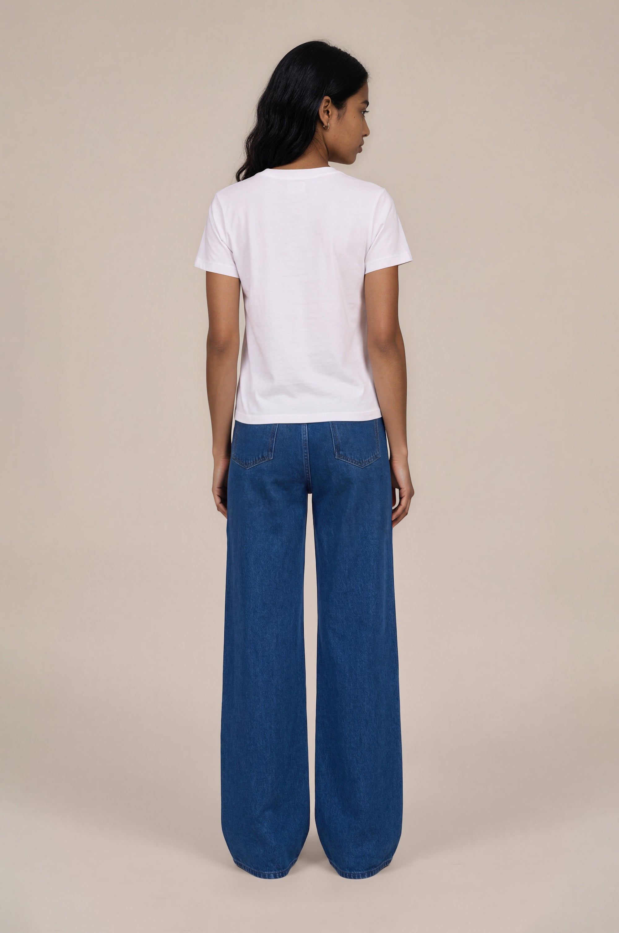 Obey - Errand II Highwaist Denim - Stone Wash Indigo -