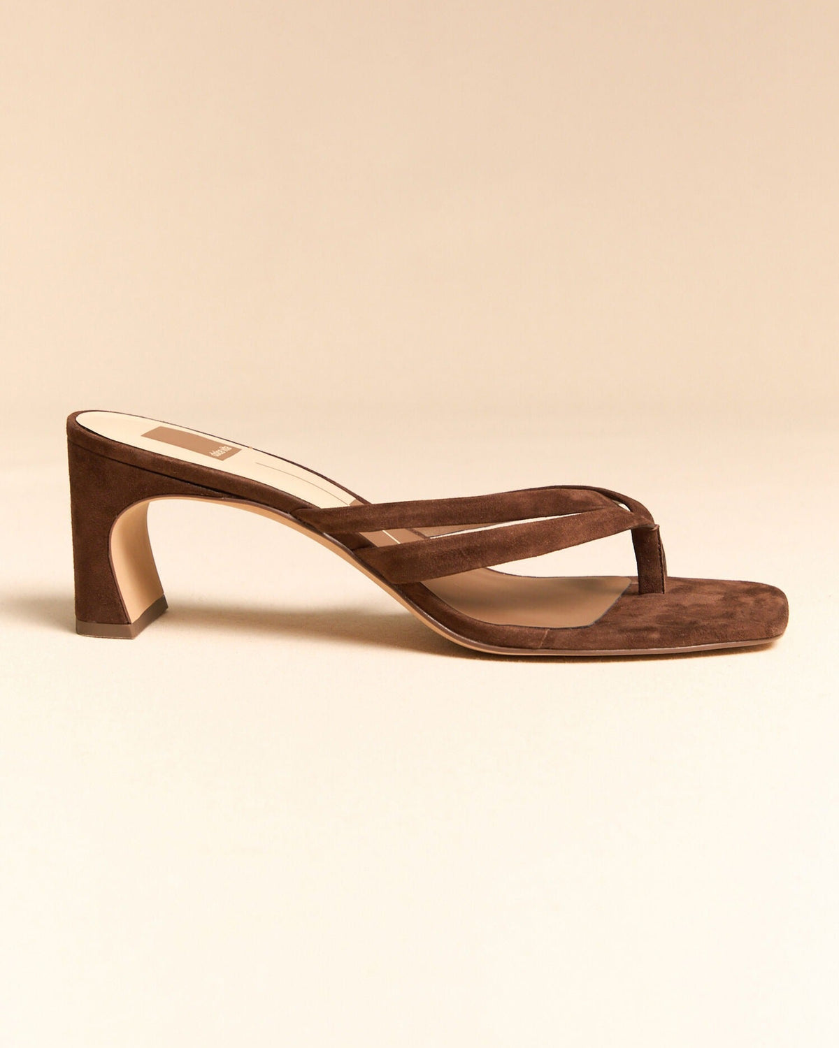Gessie Heels - Dark Brown Suede
