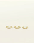 Aiori - Trio Ear Cuffs Set - Gold -