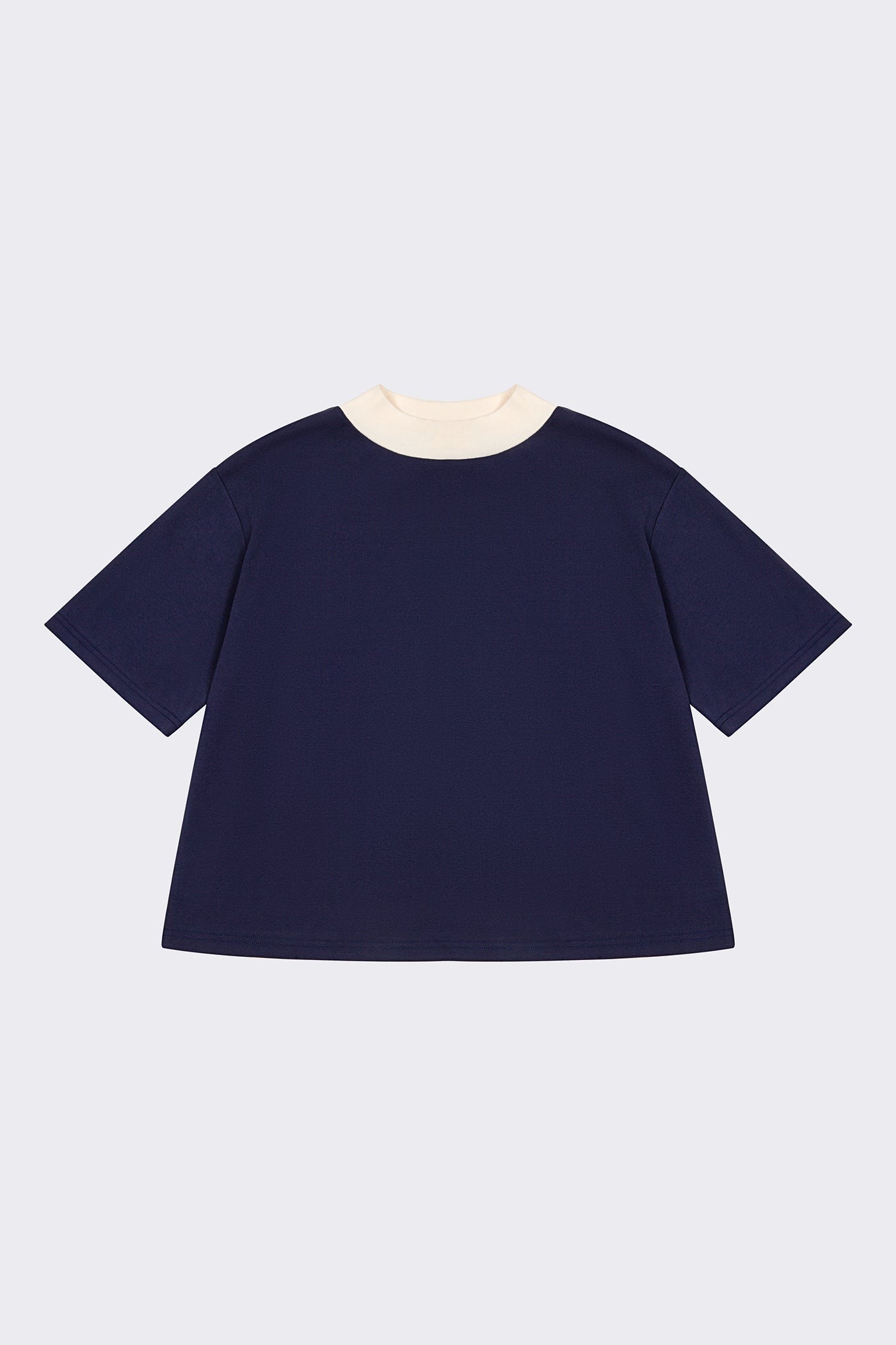 WRAY - Condor Tee - Cream/Navy -