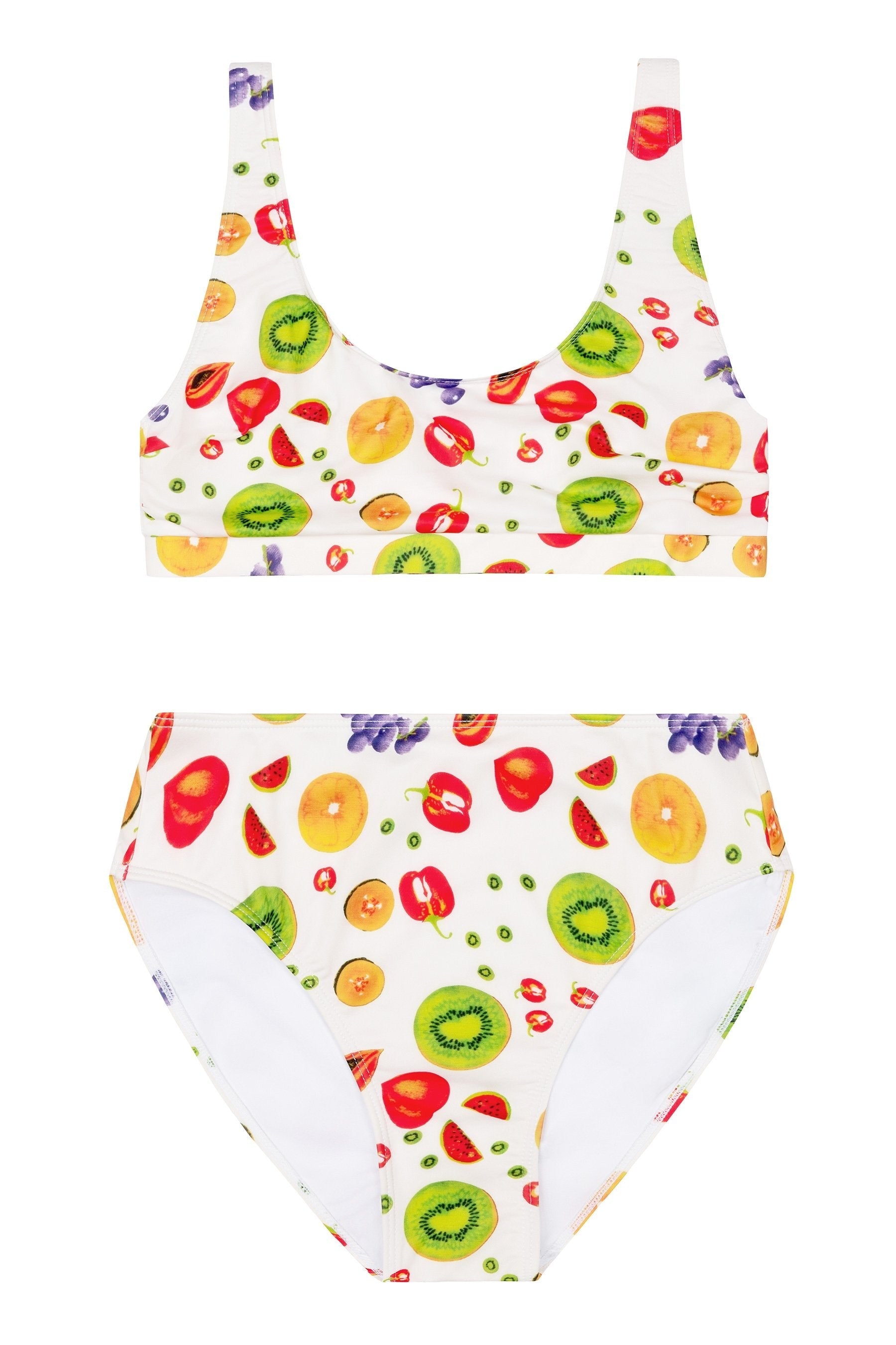 WRAY - Sport Bikini Top - Fruit Print -