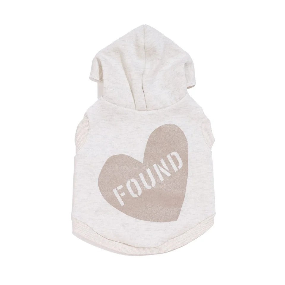 Found My Animal - Big Full Heart Animal Hoodie - Heather/Gray -