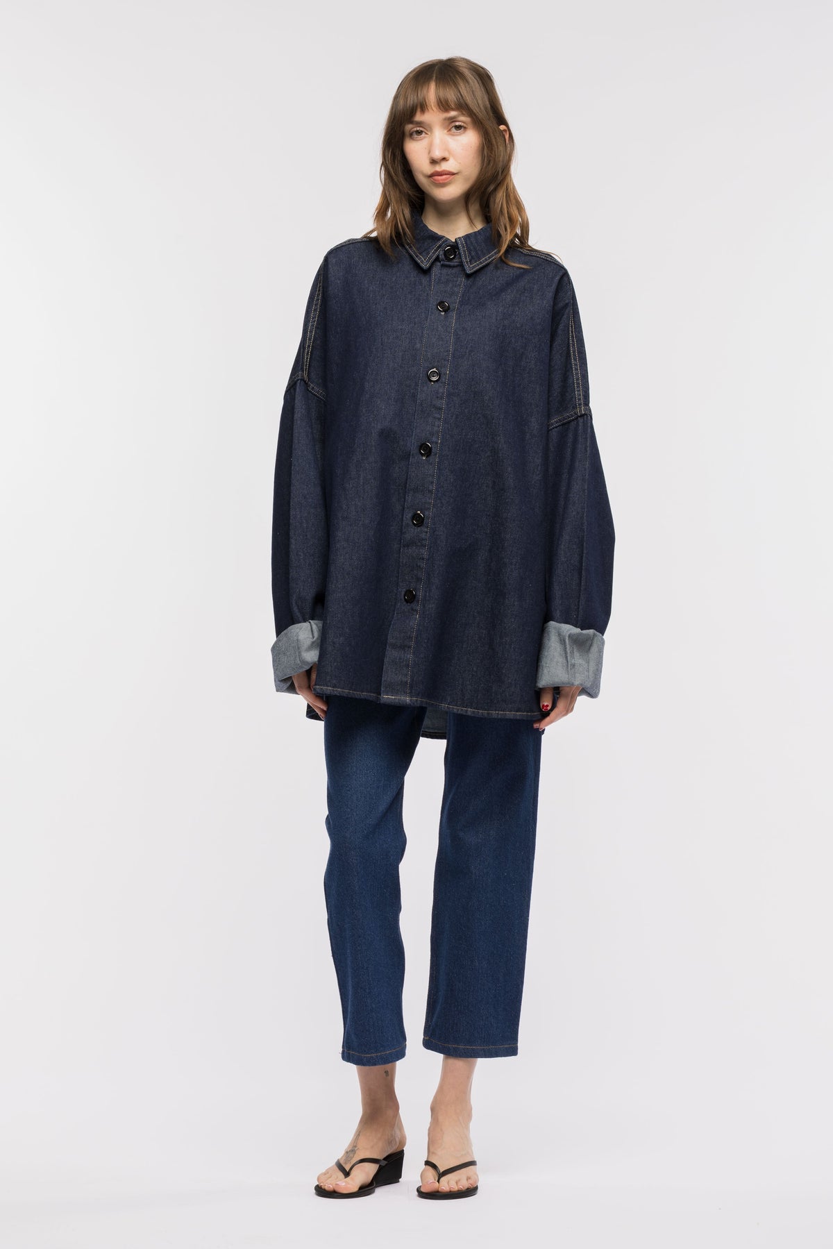 Toit Volant - Hope Skinny Pants - Dark Indigo -