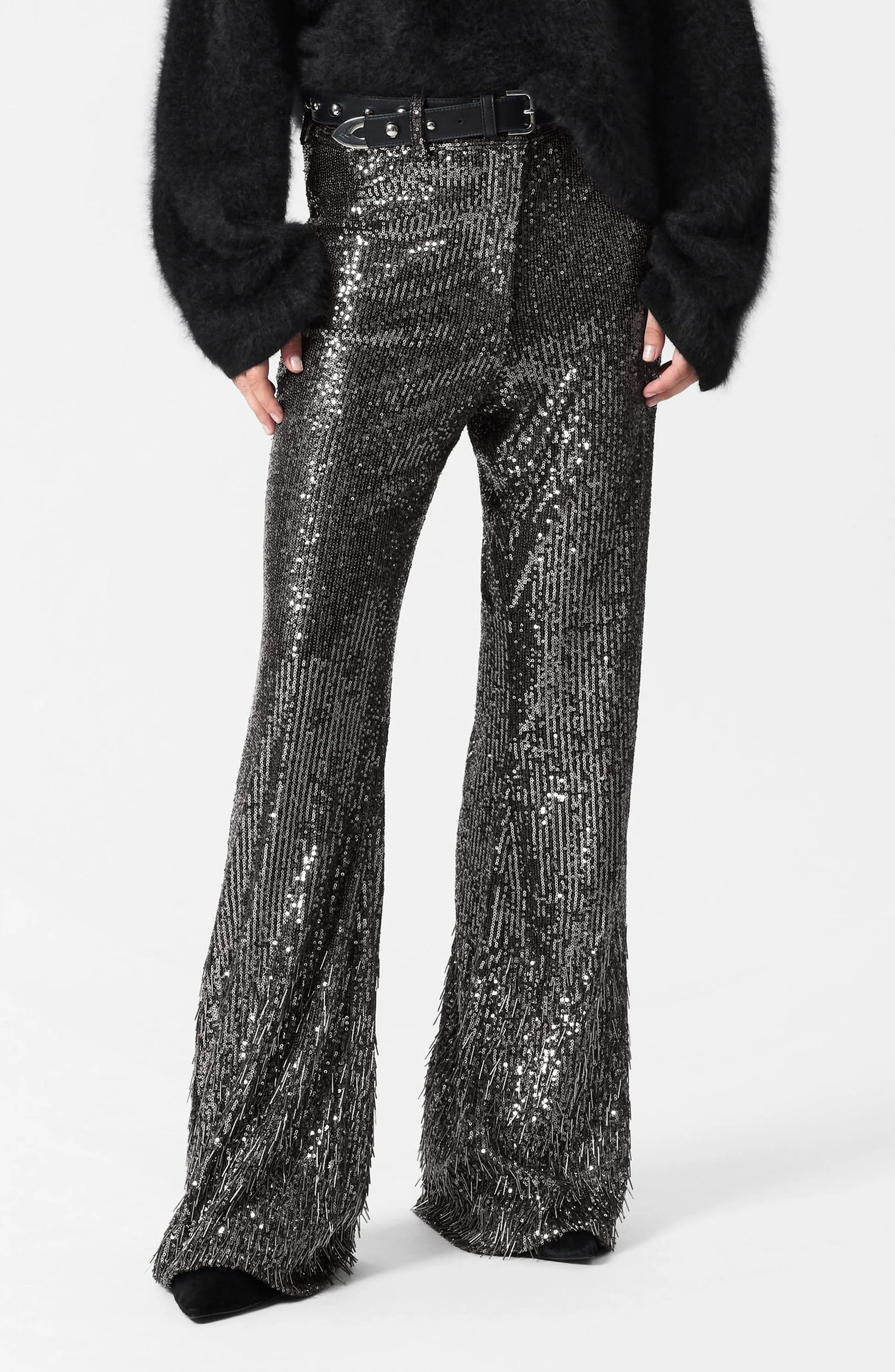 & Other Stories - Cher Sequin Trousers - Grey -