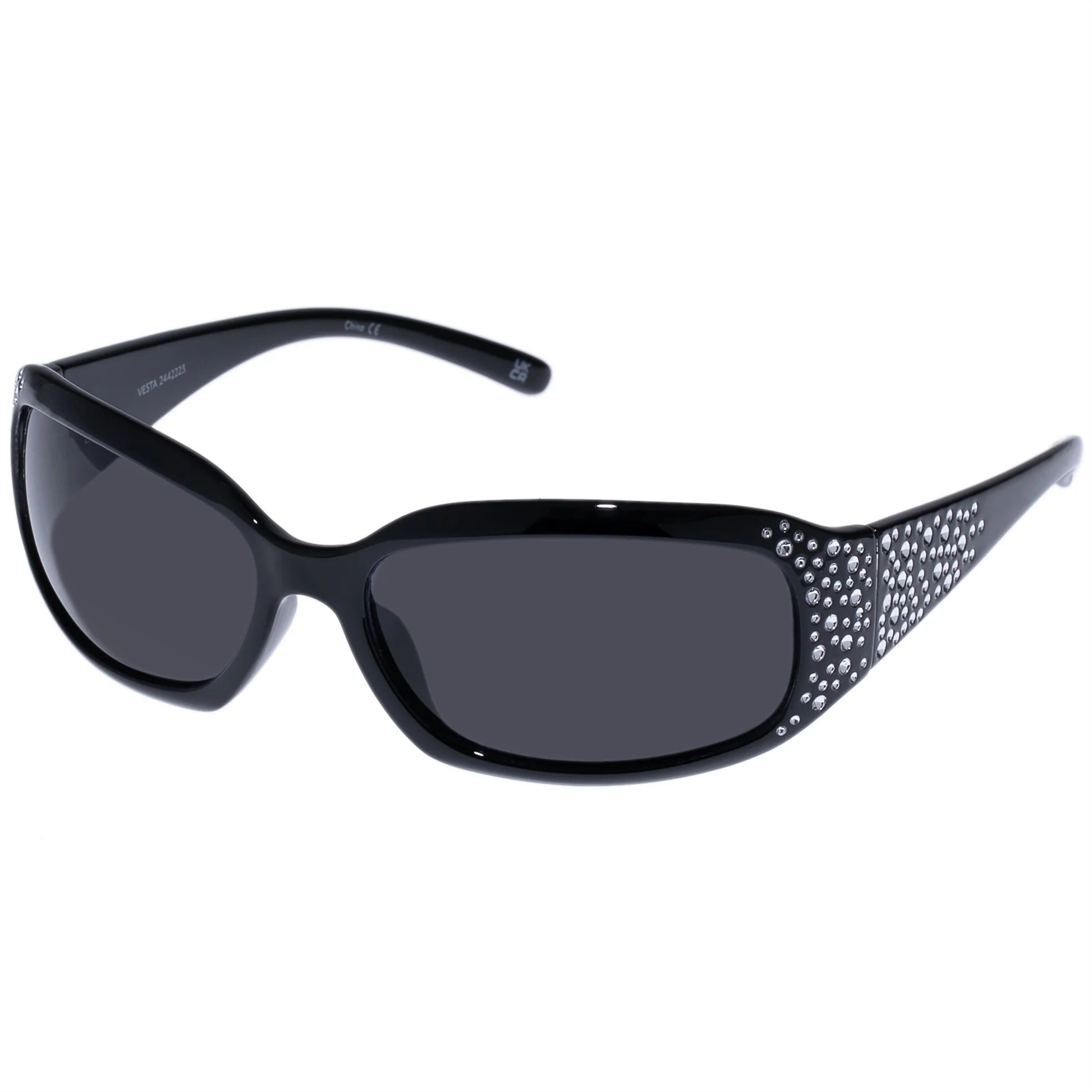 Aire - Vesta Sunglasses - Black Bedazzle -