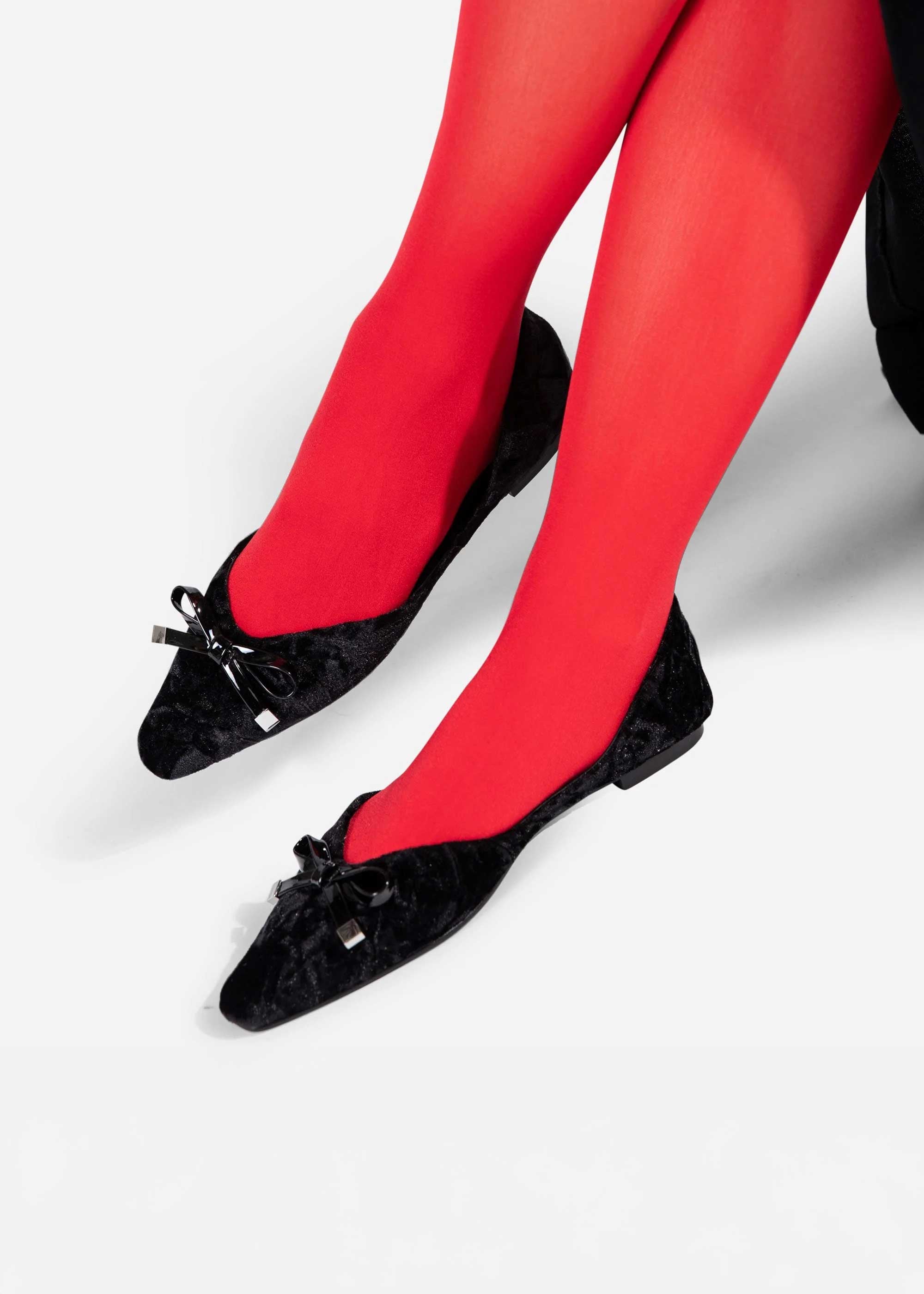 Cecilia Velvet Ballet Flat