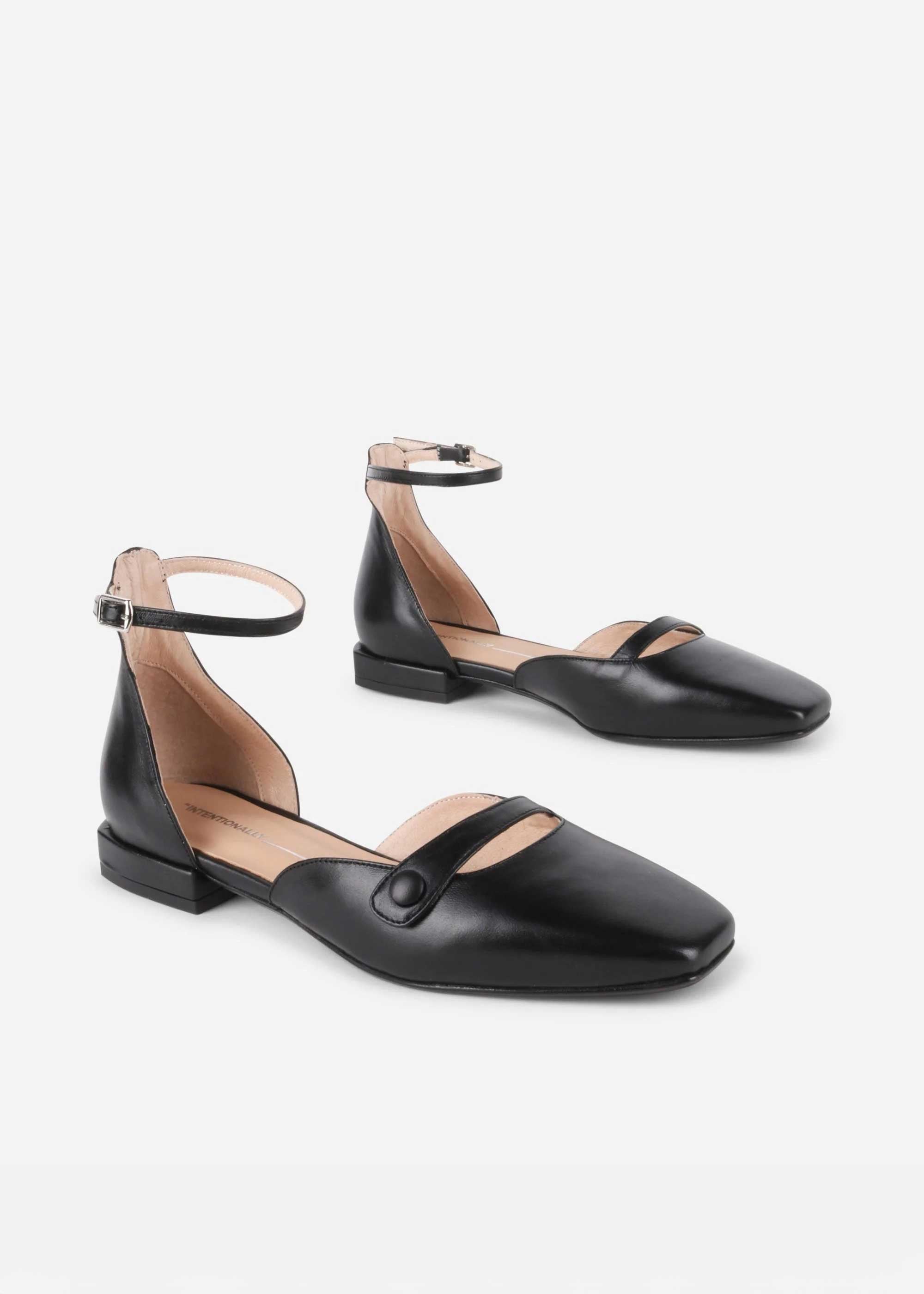 Iris Leather Mary Jane Flat