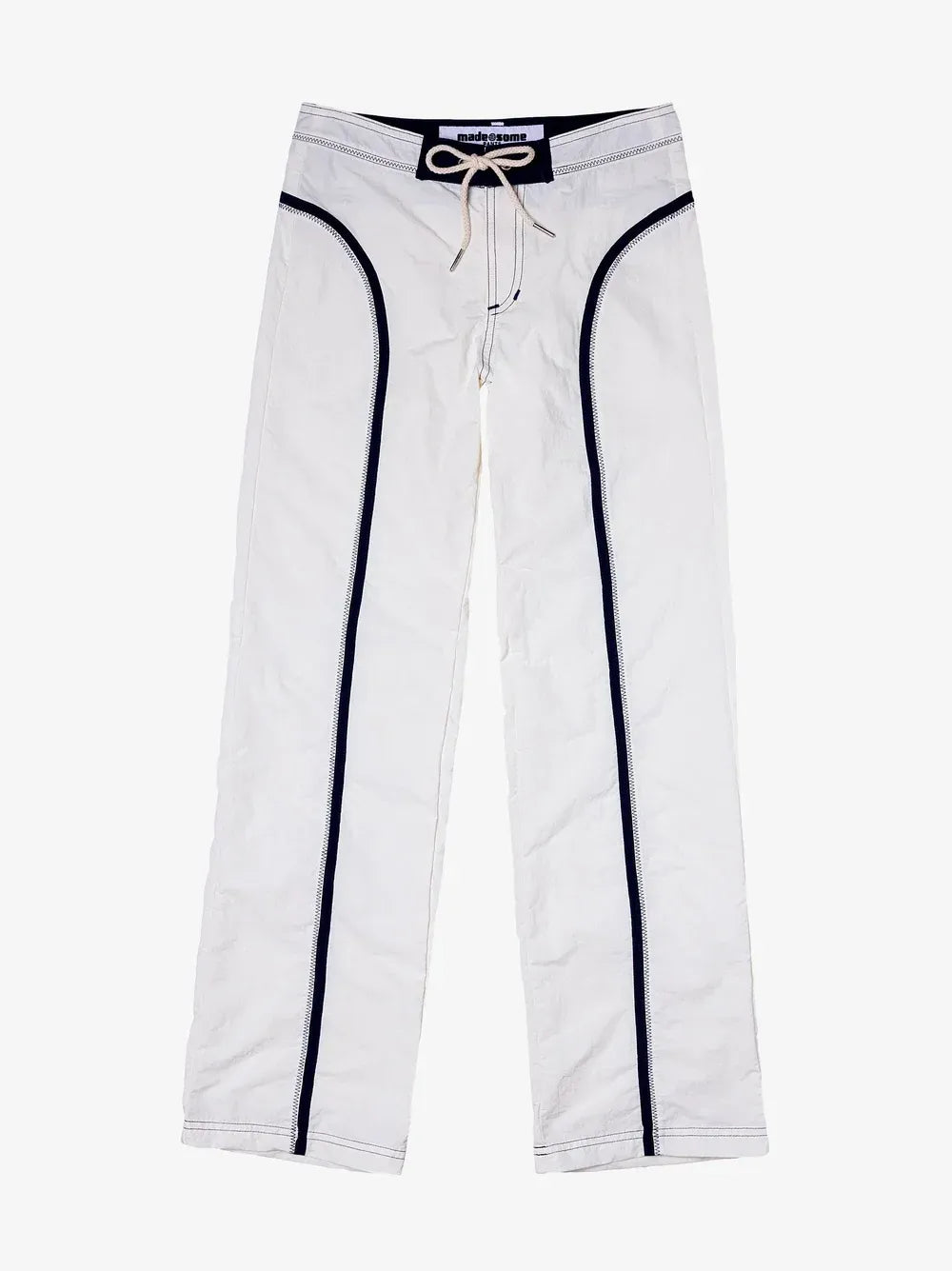 Made Some - Made Some Nylon Pants - Navy/White -