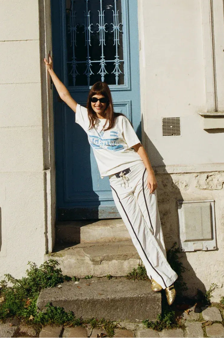 Made Some - Made Some Nylon Pants - Navy/White -
