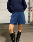 et Tigre - John Knit Shorts - Denim Blue -
