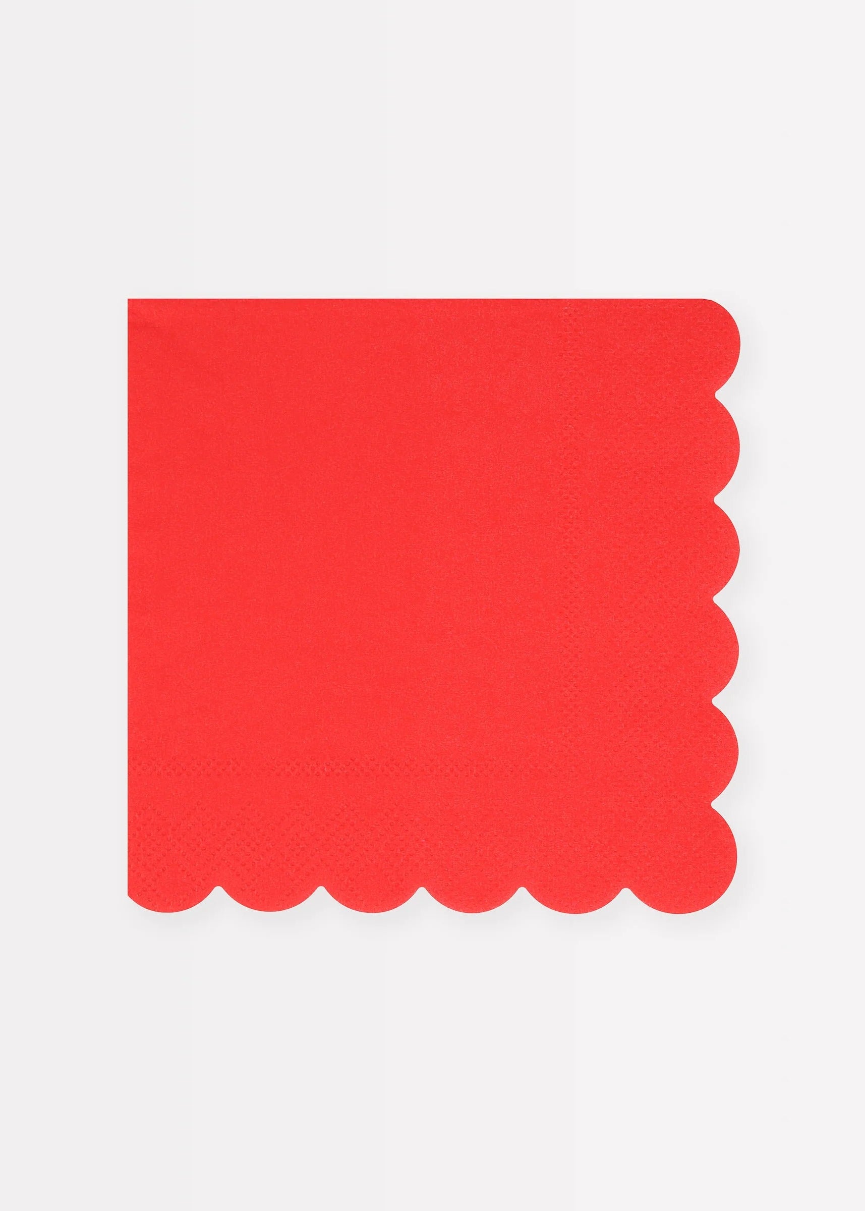 Meri Meri - Berry Red Large Napkins -