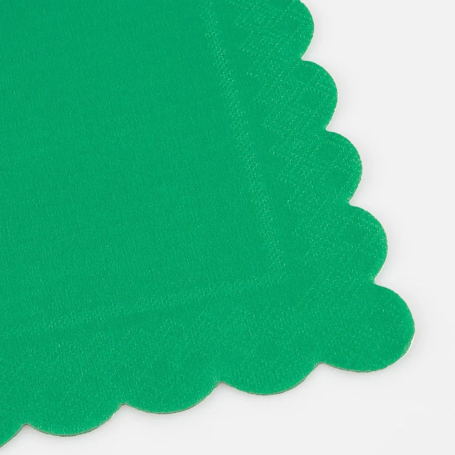 Meri Meri - Fir Tree Green Large Napkins -