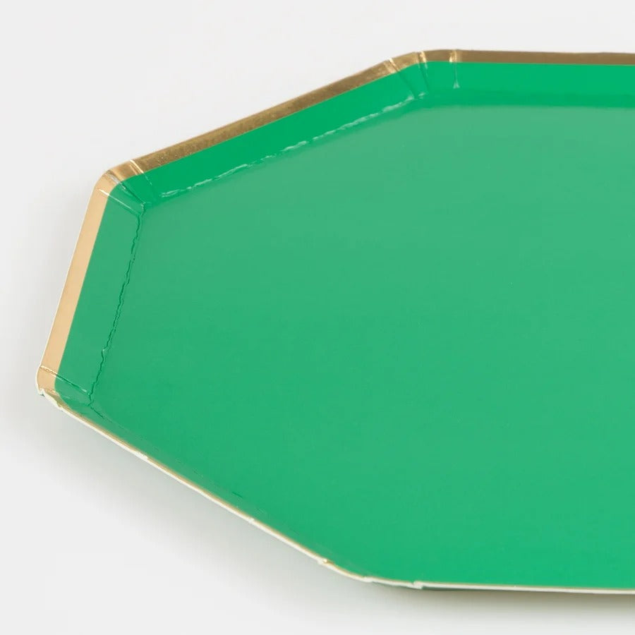 Meri Meri - Fir Tree Green Dinner Plates -