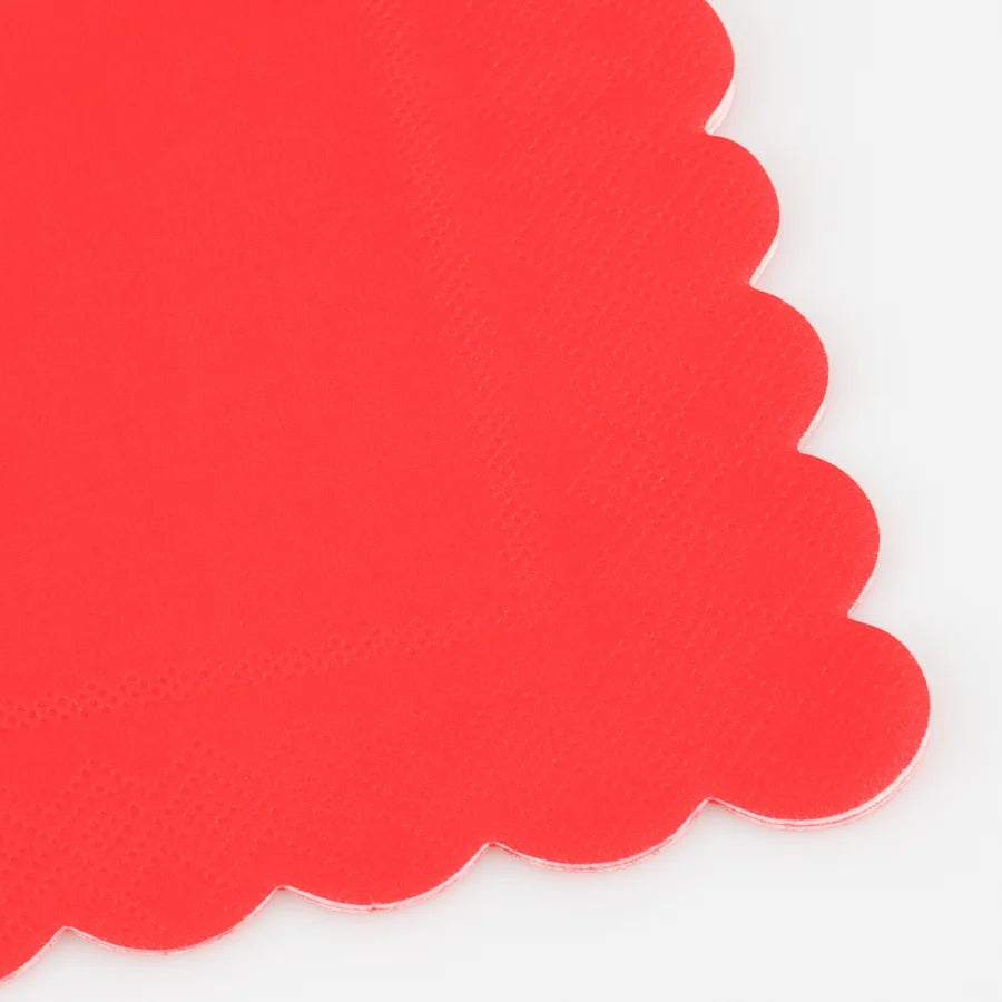 Meri Meri - Berry Red Small Napkins -