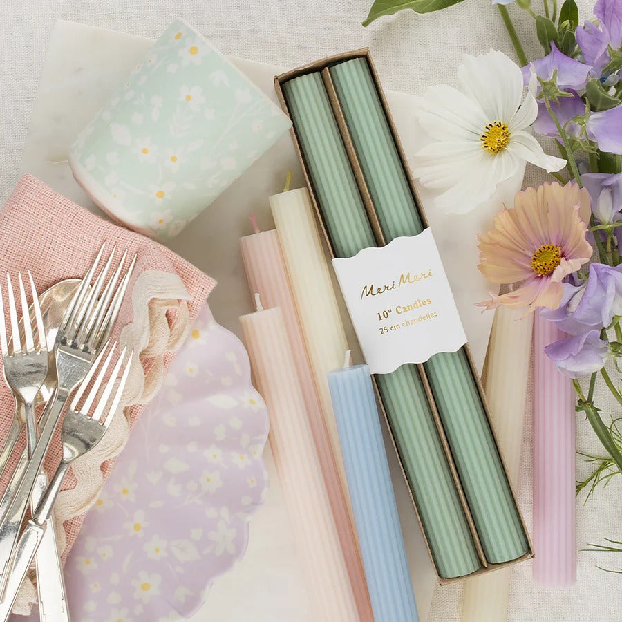 Meri Meri - Lilac Table Candles -