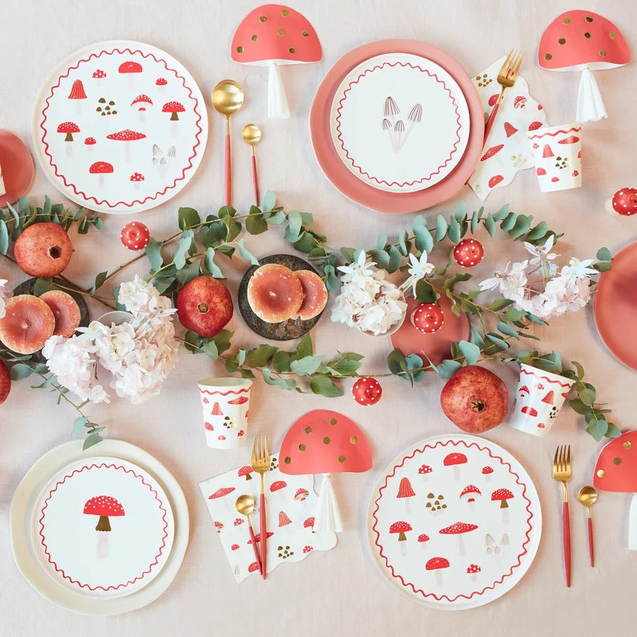Meri Meri - Merry Mushrooms Dinner Plates -