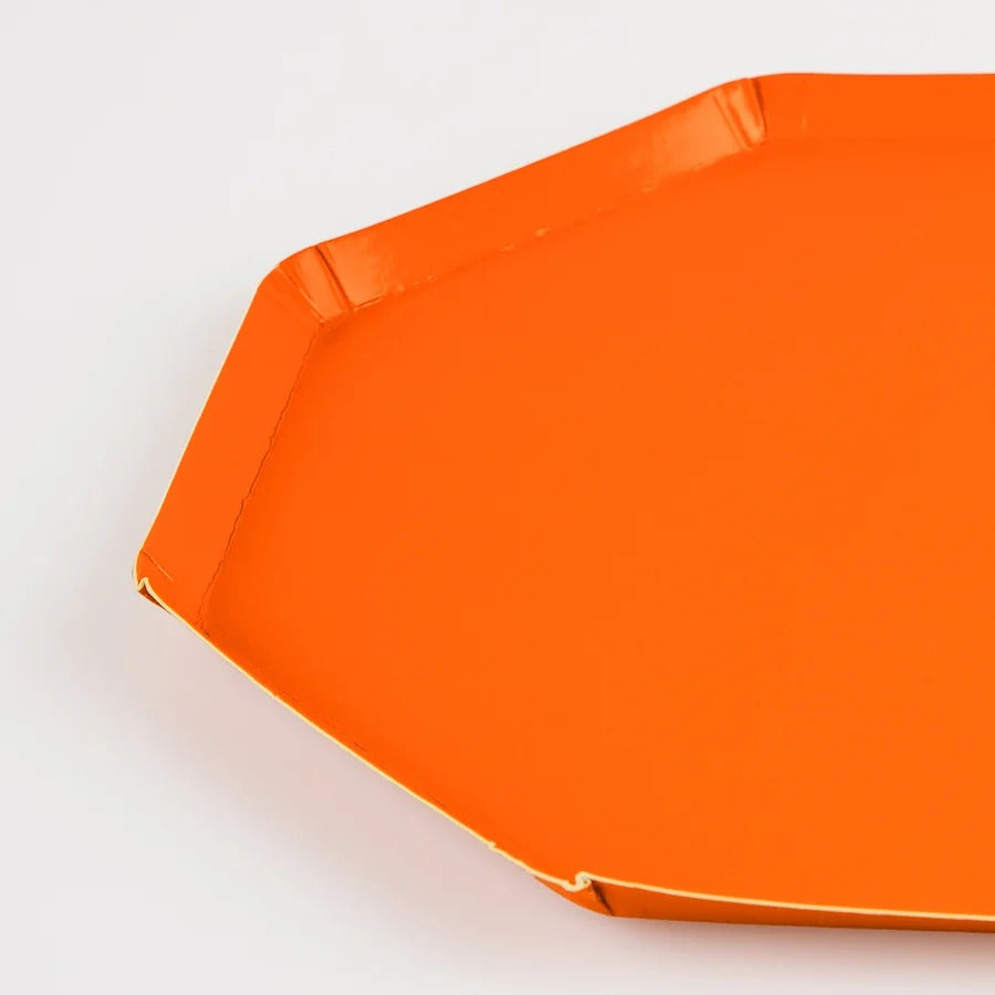 Meri Meri - Pumpkin Orange Side Plates -