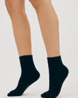 Organic Basics - Core Ankle Socks 2-Pack - Black -