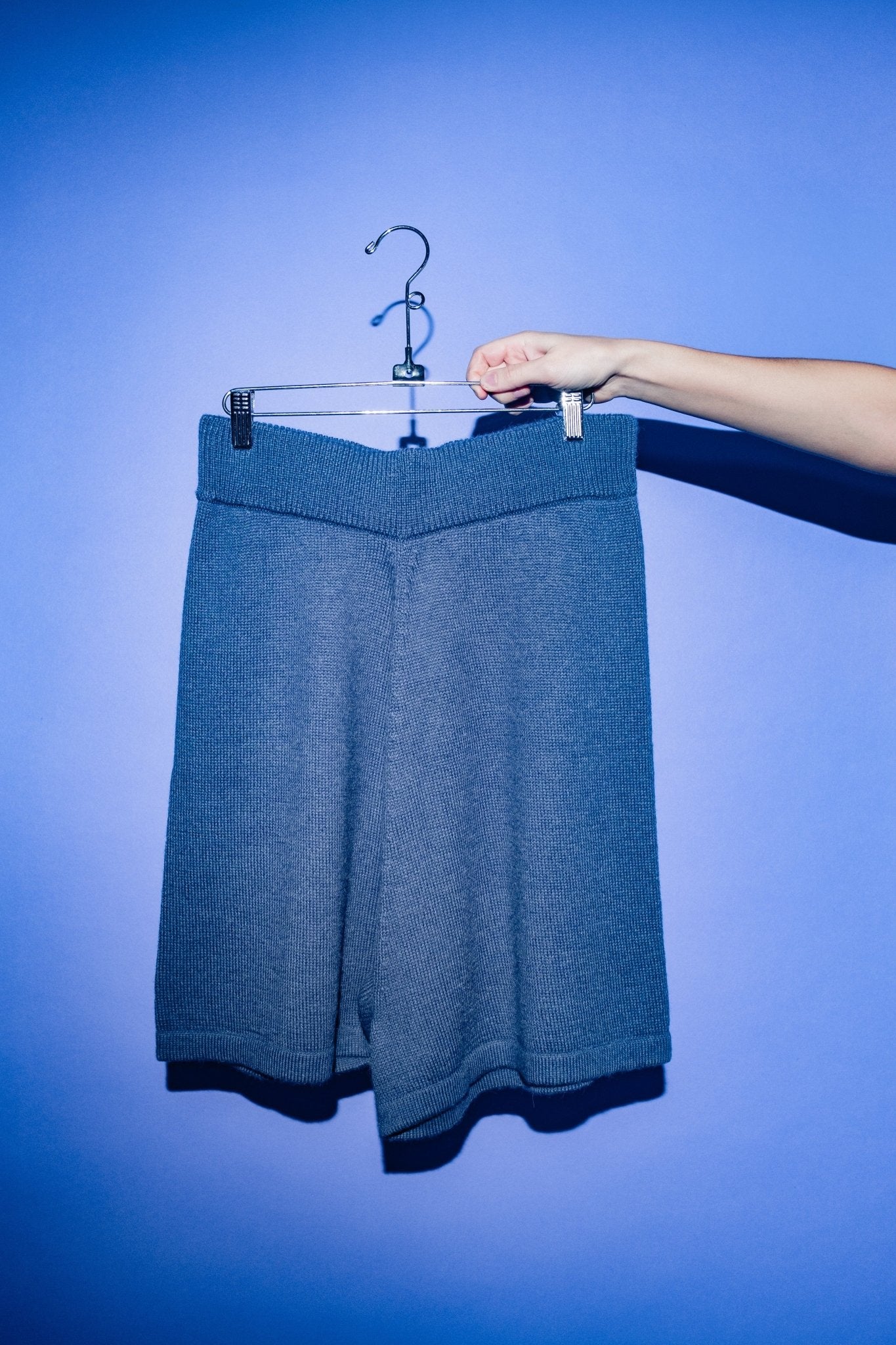 et Tigre - John Knit Shorts - Denim Blue - XS