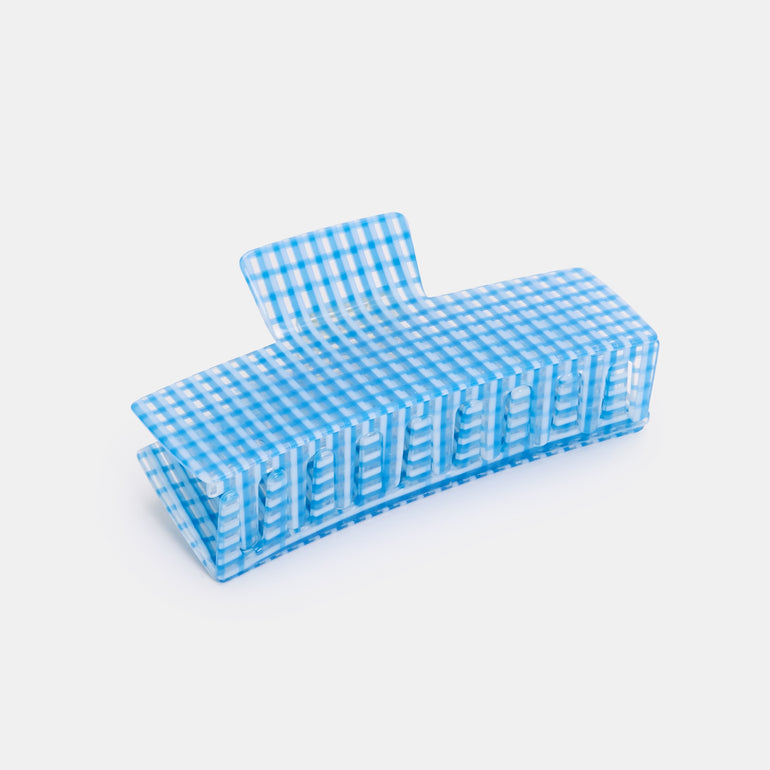 Jumbo Box Claw - Blue Lattice