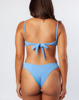 Serei Swim - Kiri Top - Textured Blue -