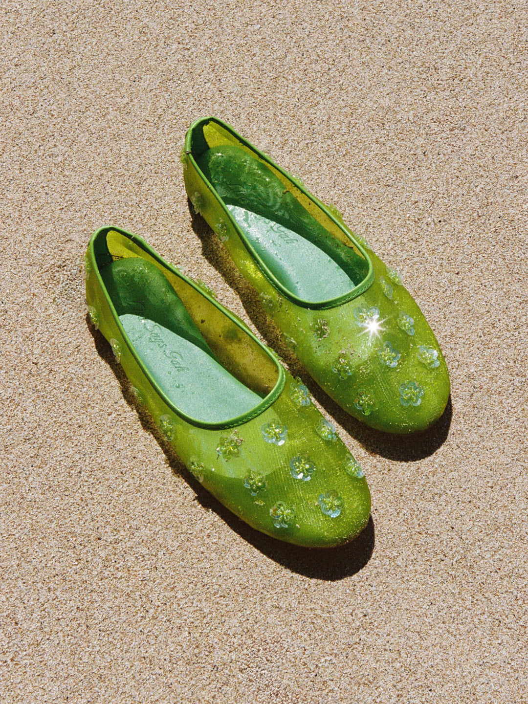 Lisa Says Gah - Eden Mesh Flat - Grass Green -