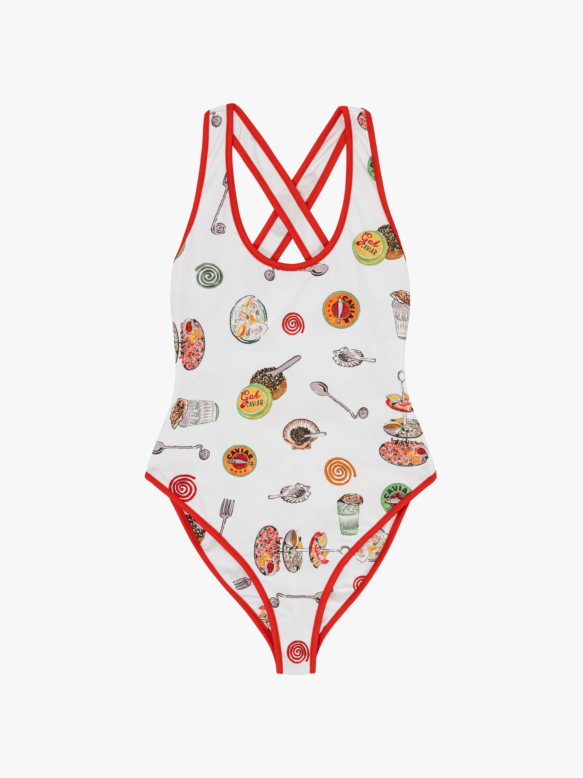 Lisa Says Gah - Bo One Piece - Caviar Dreams White -