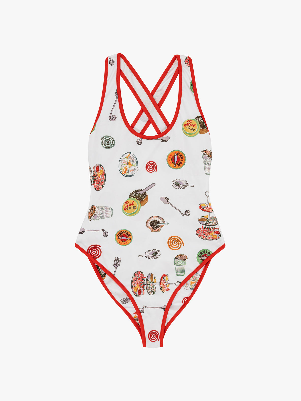 Lisa Says Gah - Bo One Piece - Caviar Dreams White -