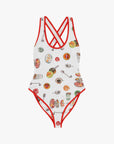 Lisa Says Gah - Bo One Piece - Caviar Dreams White -