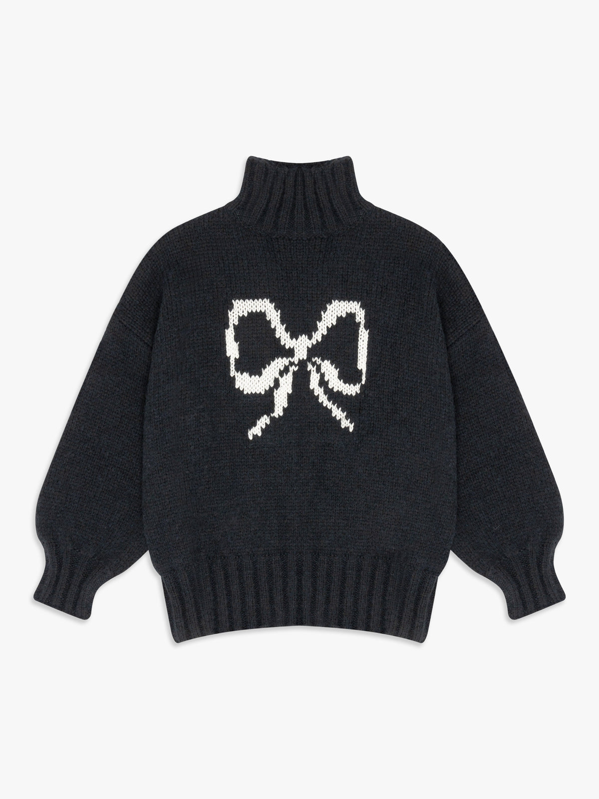 Lisa Says Gah - Cece Turtleneck - Ink Bow -