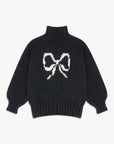 Lisa Says Gah - Cece Turtleneck - Ink Bow -