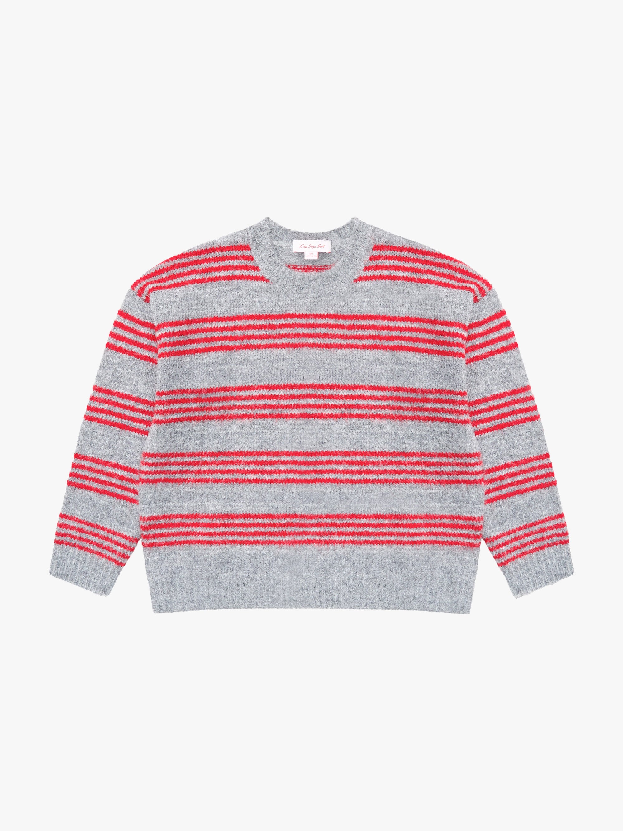 Lisa Says Gah - Bronte Sweater - Grey Stripe -