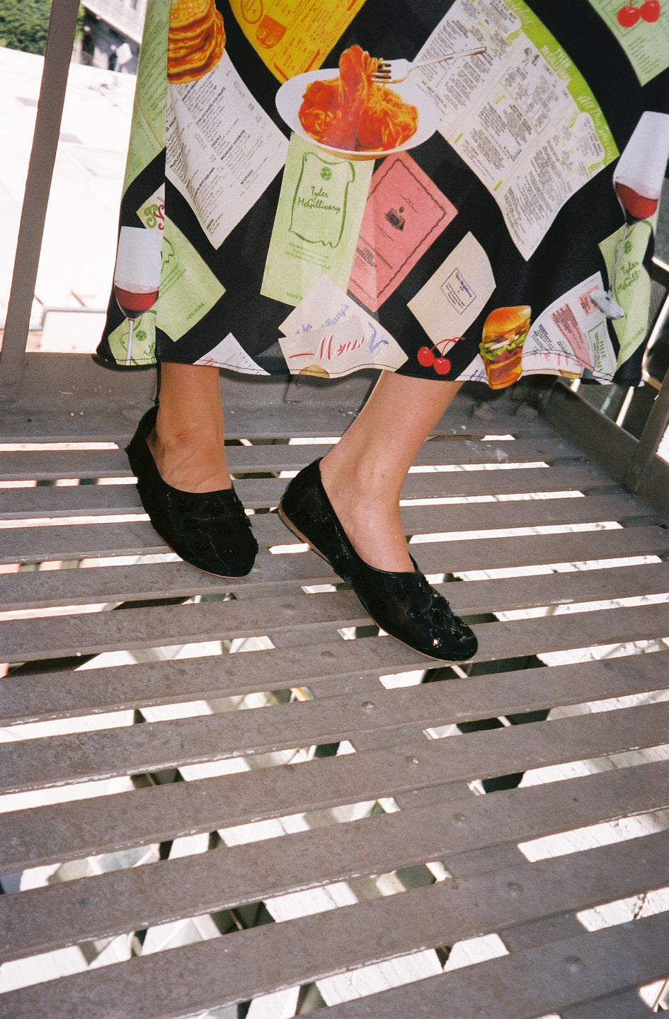 Lisa Says Gah - Eden Mesh Flat - Obsidian Black -