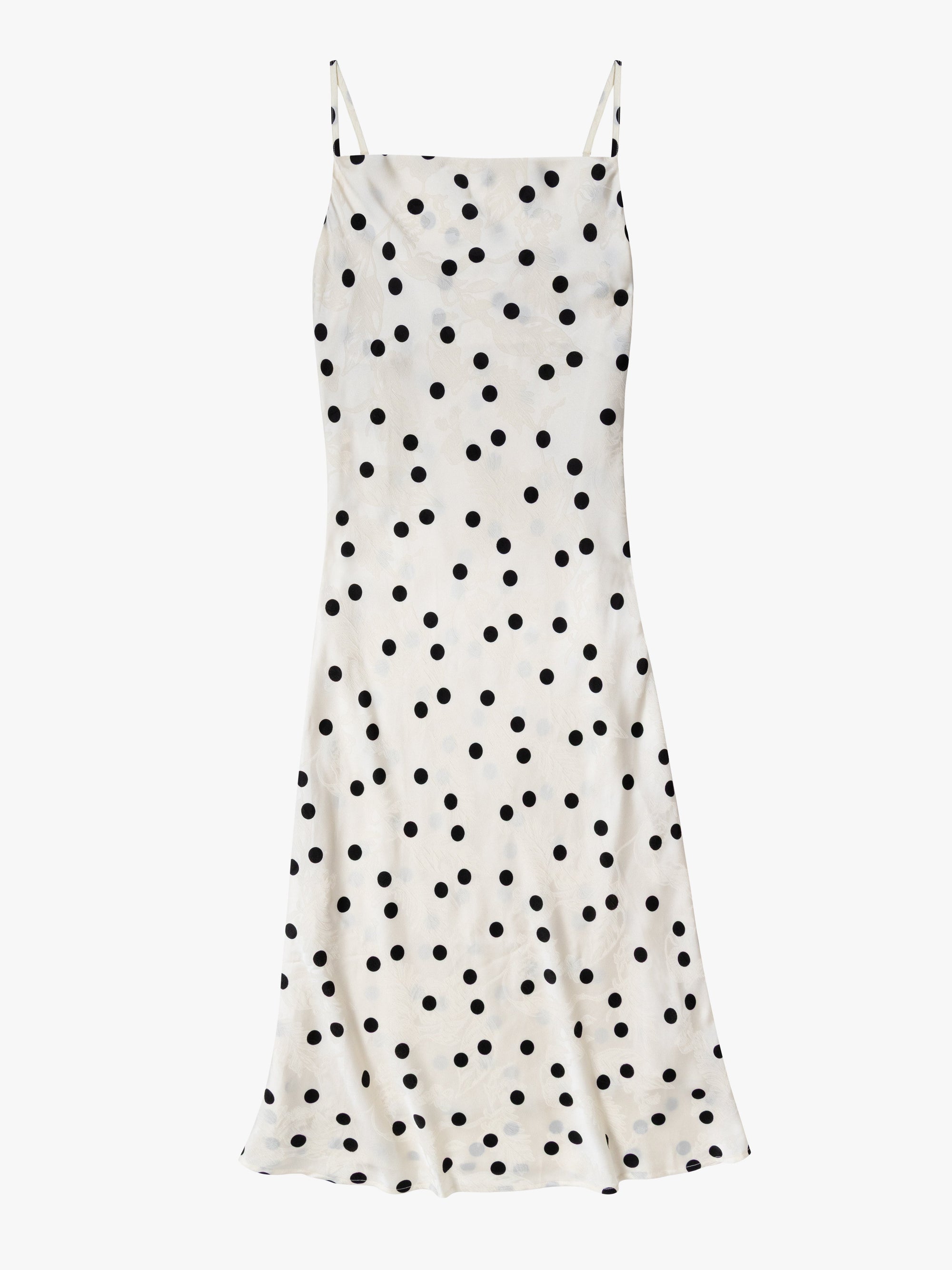 Lisa Says Gah - Griffin Dress - White Dot -