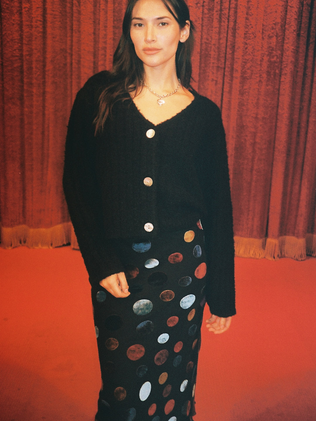 Lisa Says Gah - Issa V-Neck Cardi - Black -