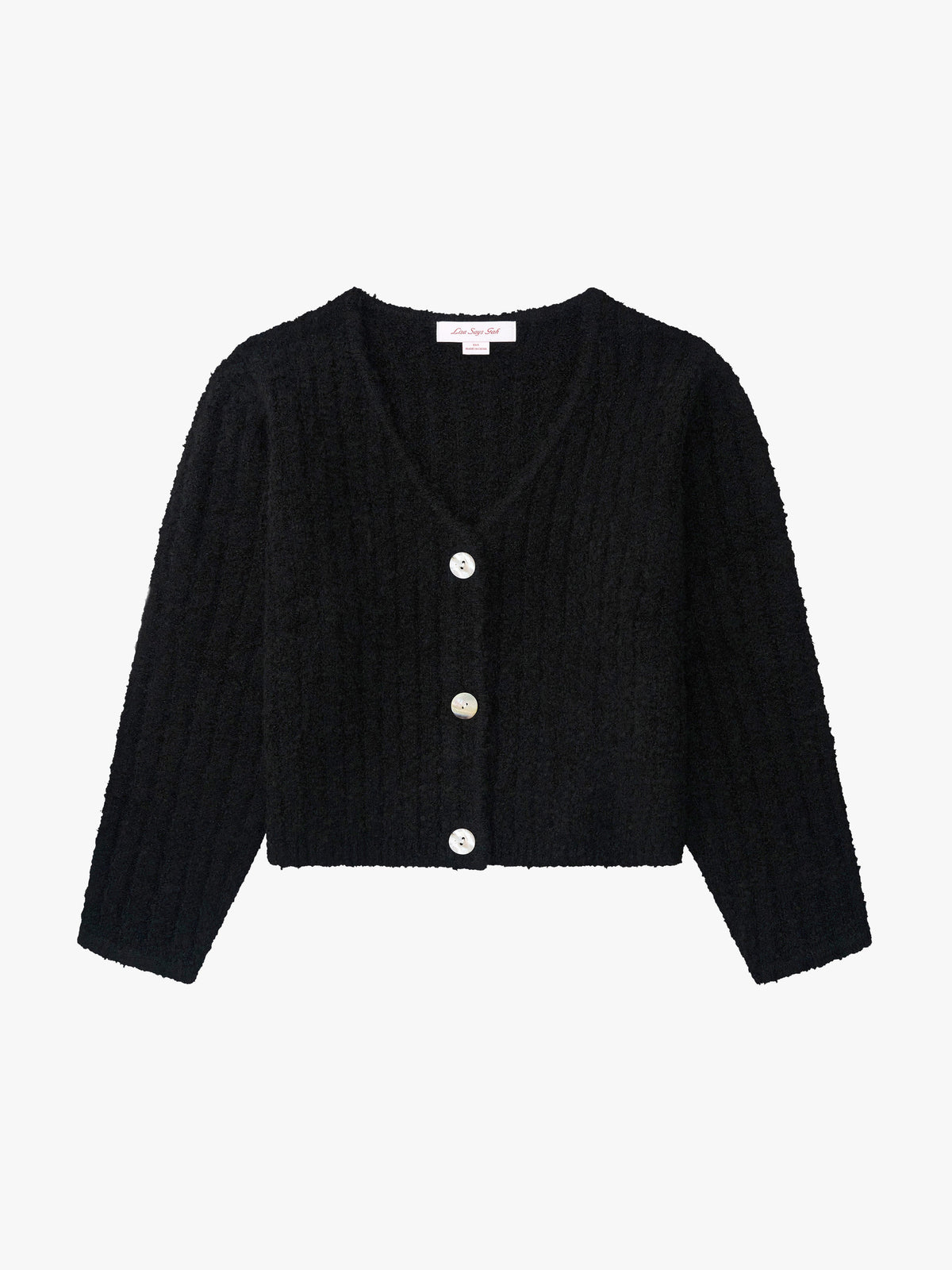 Lisa Says Gah - Issa V-Neck Cardi - Black -