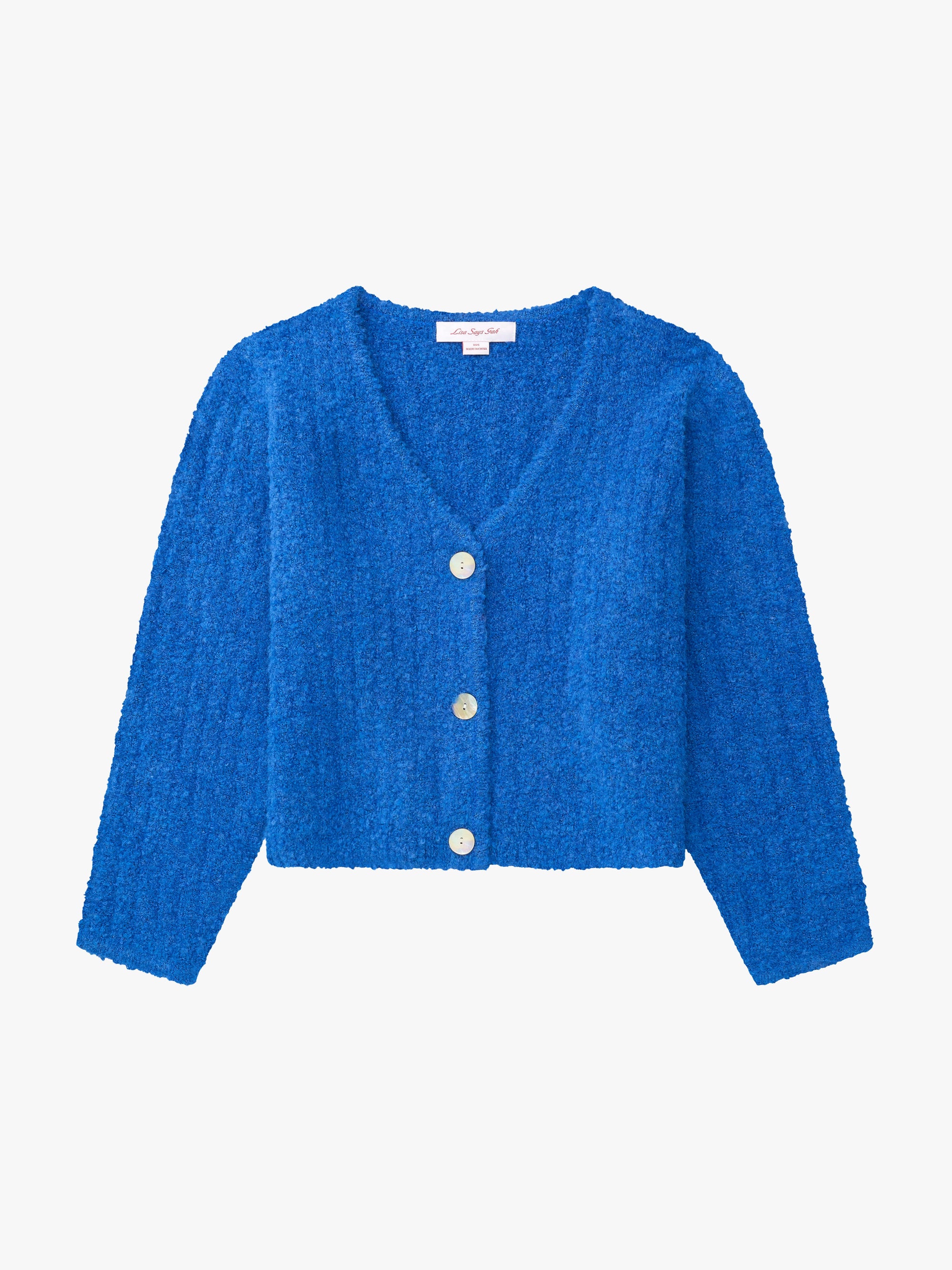 Lisa Says Gah - Issa V-Neck Cardi - Cobalt -