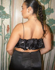 Lisa Says Gah - Jemma Bubble Top - Black Pink Bow -