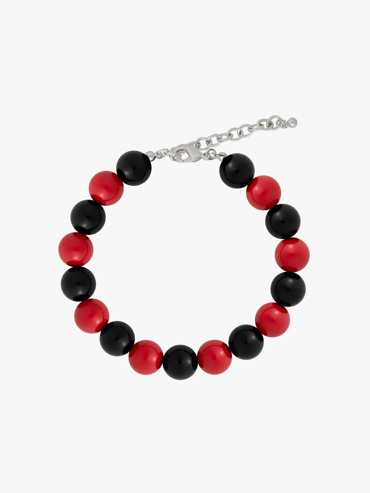 Lisa Says Gah - Lola Beaded Anklet - Red/Black -