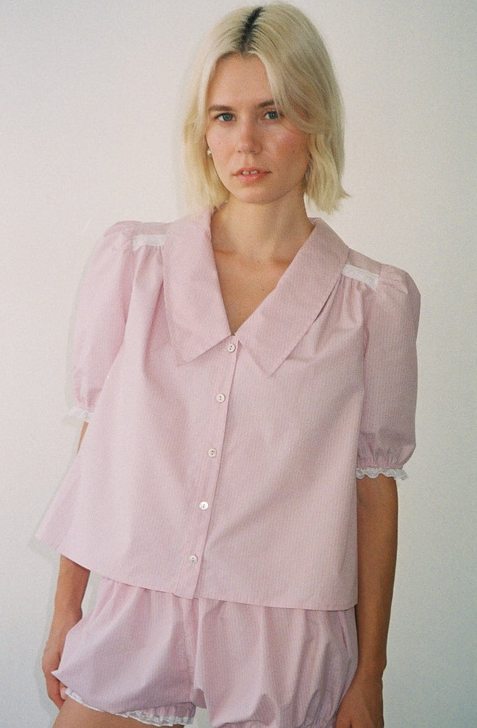 Lisa Says Gah - Sam Top - Petal Stripe -