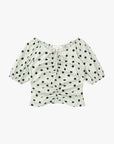 Lisa Says Gah - Margaret Top - Mint Chip Dot -