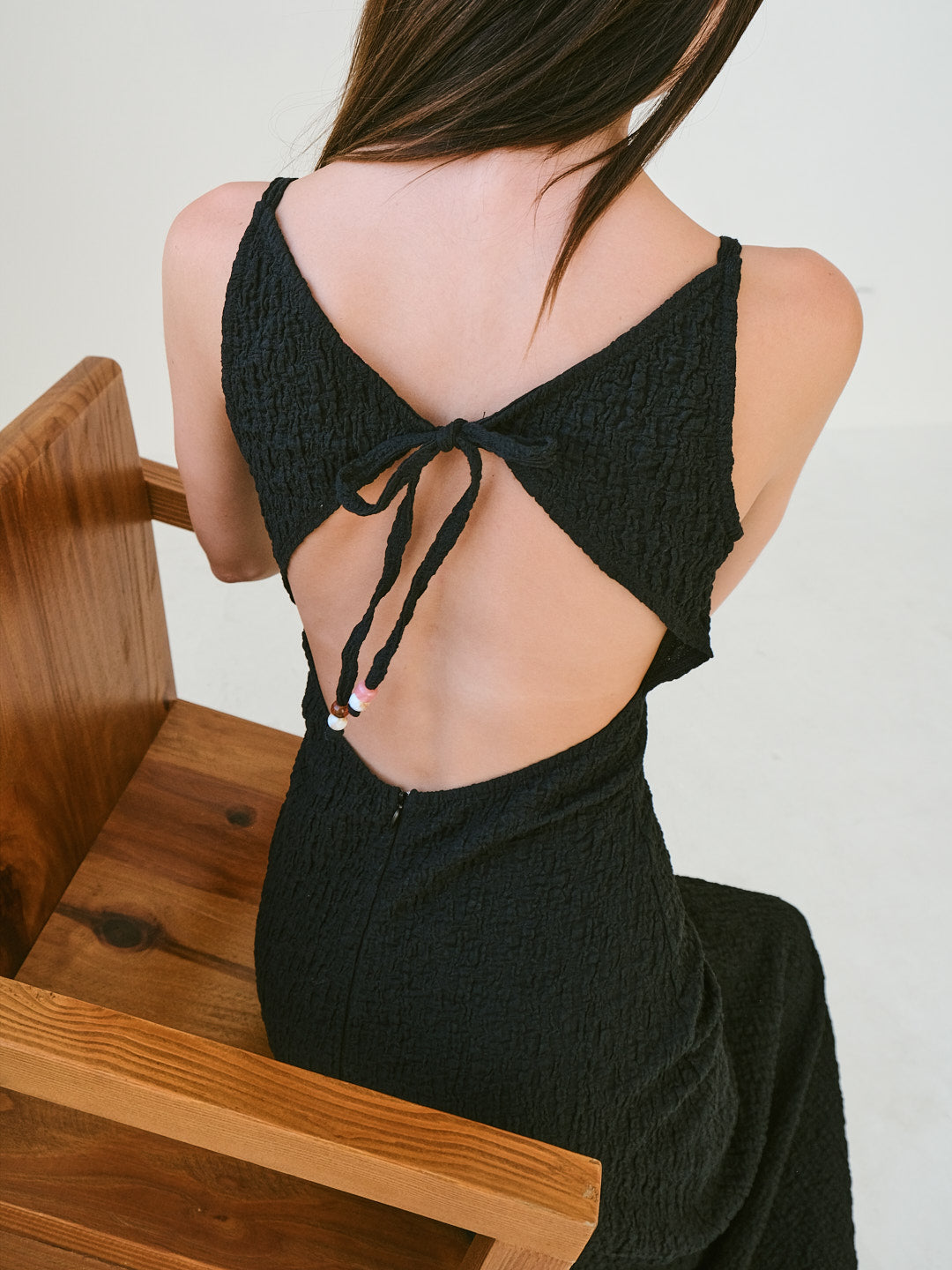 Lisa Says Gah - Maya Dress - Black Crinkle -