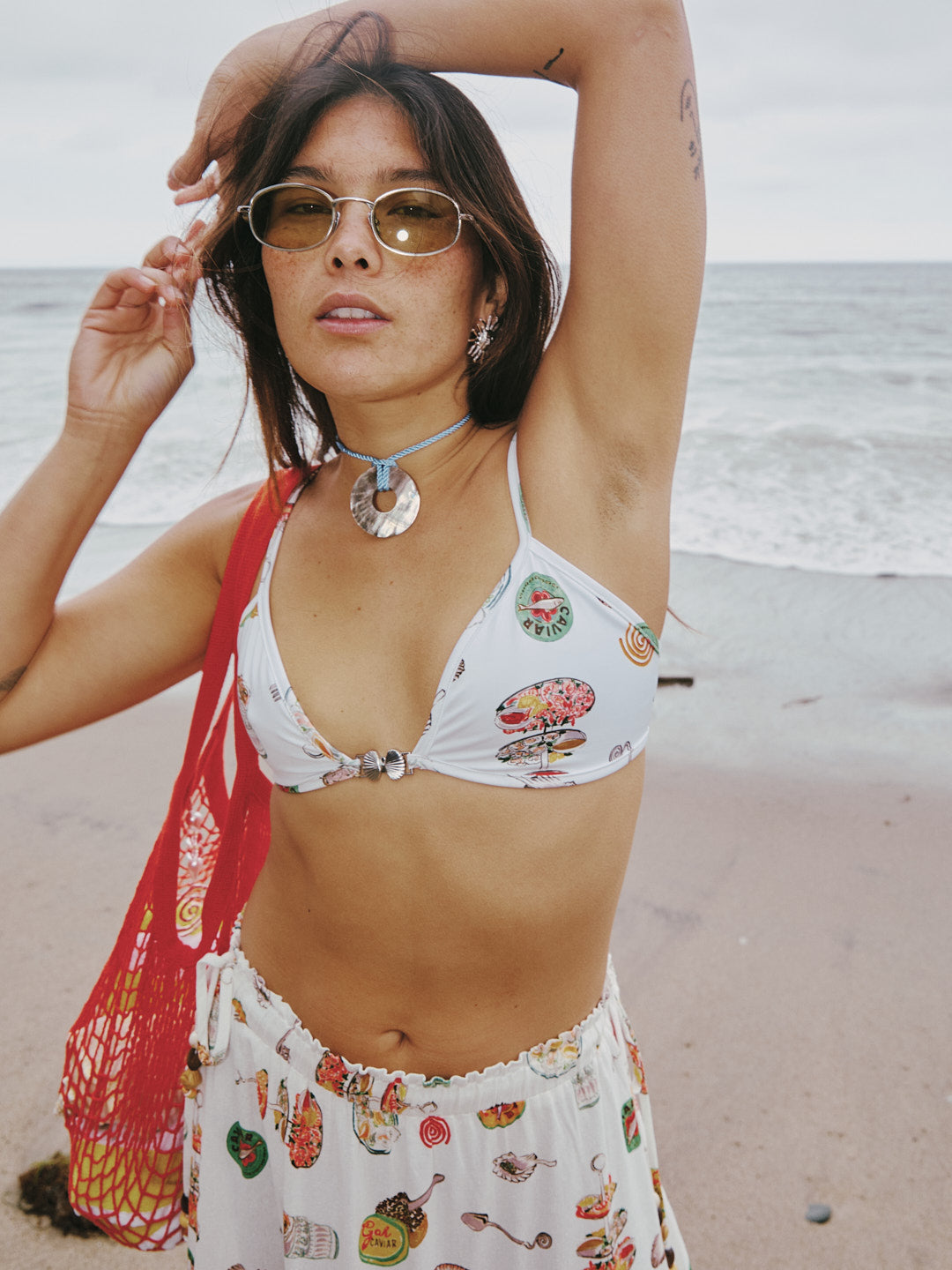 Lisa Says Gah - Banks Top - Caviar Dreams White -
