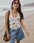 Lisa Says Gah - Bo One Piece - Caviar Dreams White -