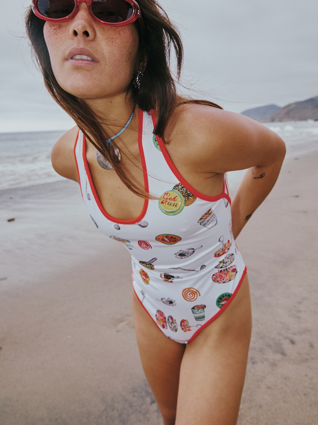 Lisa Says Gah - Bo One Piece - Caviar Dreams White -