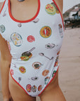Lisa Says Gah - Bo One Piece - Caviar Dreams White -