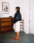 Lisa Says Gah - Raven Bomber Jacket - Black -