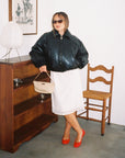 Lisa Says Gah - Raven Bomber Jacket - Black -
