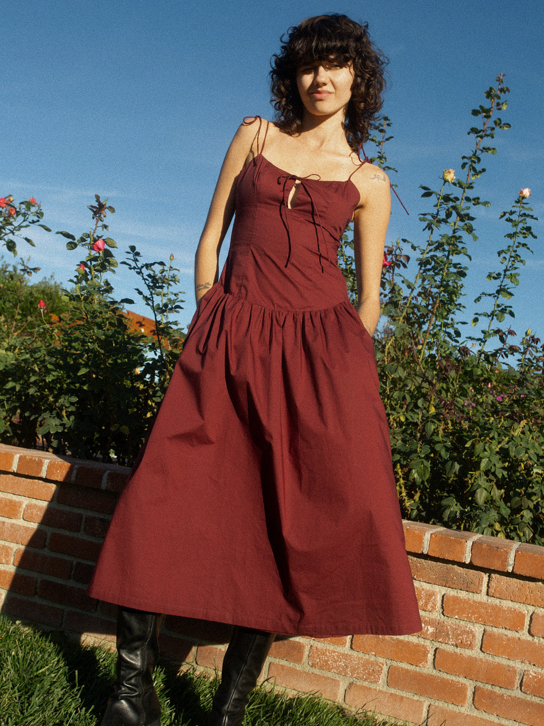 Lisa Says Gah - Juliette Dress - Merlot -